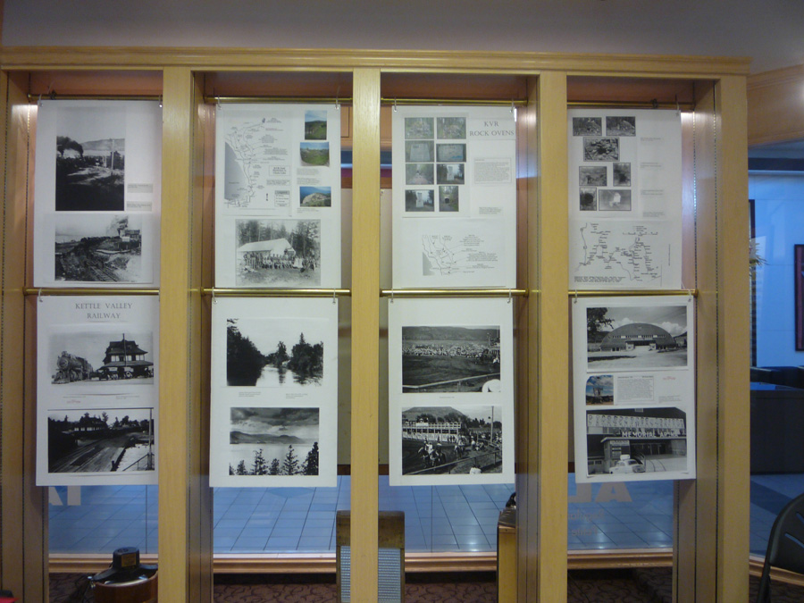 Penticton Branch Heritage Week display 2019